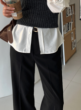 FATES Fit-Correcting Bootcut Slacks