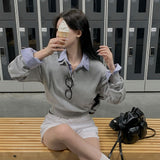 [BELLIDE MADE] Almonds, color cropped sweat