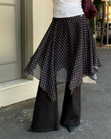 [ORIGINAL] Kia Unbalanced Layered Skirt