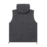 THIN NYLON HOOD VEST (2color)