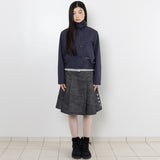 TTTTwister Pleat Skirt - Black