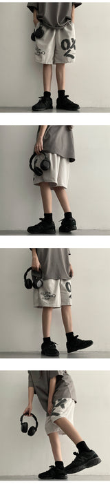 Prom printing Half-length Training Shorts