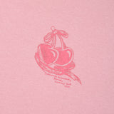 BIG CHERRY DRAWING HOODIE [DARK PINK]