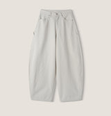 Cottie Flip Back Pocket Curved Cotton Pants