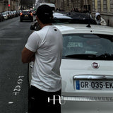 [HFORUS MADE]レイヤーショルダーマッスルハーフスリーブインホワイト