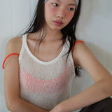 Paper Knit sleeveless white