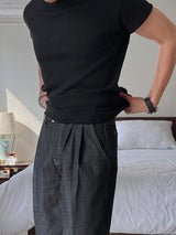 [Premium] Heavy Cotton Muscle Short Sleeve T Shirt (2color)