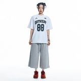 88 フットボール半袖Tシャツ- WHITE