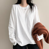 ワドン ベーシック ボックス ラウンド ロングスリーブ Tシャツ