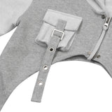 ROVENT METAL LOGO BOLERO HOOD ZIP-UP (2Color)