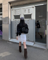 シャーリングクロップウィンドジャンパー