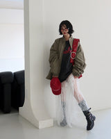 ラクシークスリーブレイヤードオーバーサイズフィットTシャツ
