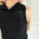 Elrocio neck vest (black)