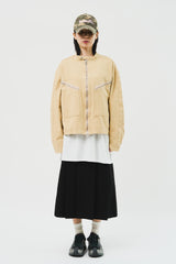(W) Belted Pleats Skirt (2color)