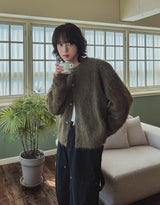 Prague Wool Hair Cardigan