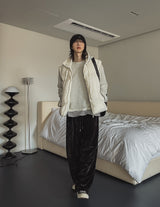 Zite Layered Stripe Damage Knit