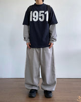 Five Lines Balloon Track Pants