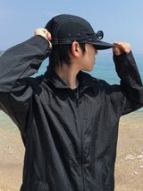 Mate diagonal hood windbreaker 7C