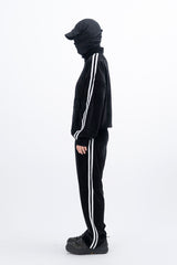 Stua Velour Velvet Set-Up Zip-Up