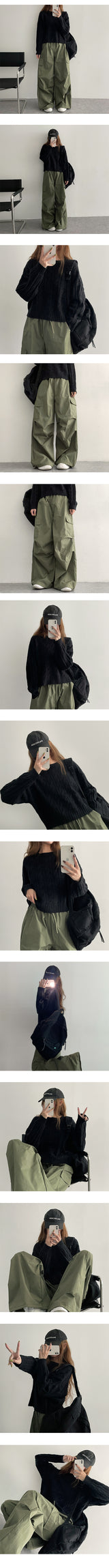 Marv cropped twisted knitwear