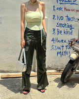 muffler strap set shirring tube top
