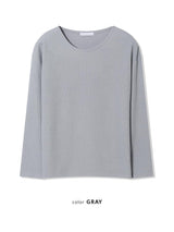 ASCLO Warm Boat Neck Rib Knit T (6color)