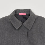 ツーウェイジップアップクロップブルゾン GRAY