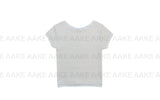 Vボタン ストライプ Tシャツ
