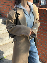 [Unisex] マックスダブルロングコート(2color)