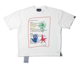 '4 SENSE' オーバーサイズTシャツ_WHITE