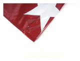 allbubble Red star leather skirt
