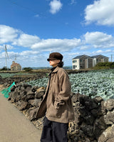 リアルオーバーベアシャツジャケット