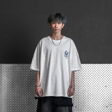 HIERARCHY STUDIOS Chroma - ホワイトヒステリアワイドオーバーサイズTシャツ