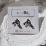 [Aespa Giselle, NMIXX Haewon Piercing] Vintage Knot Piercing - Silver
