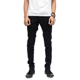 M1 Tri Biker Dark Black - Celana Jeans