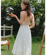 Camellia Dress White