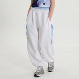 Double banding ribbon sweatpants