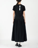 Roof tile Dress - Black