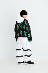 3D TRIPPY RB HOODED JACKET BLACK