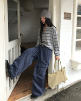 [ORIGINAL] Kinder Pigment Cargo Wide Pants