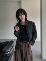 Lemad herringbone wool jacket