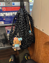 Dot dot string pocket backpack