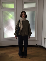 Bell half-neck peach field jacket (4color)
