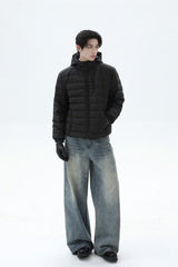 Quilted Down Hooded Puffer Jacket