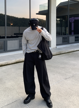 ルセインフリンジオーバーフィットワイドカーブパンツ