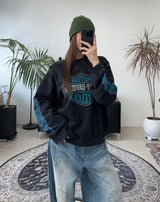 Loupe Brush Flower Denim Pants