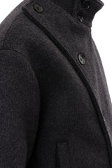 Adjustable Waist Wool Jacket