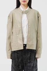 Bella Biker Leather Jacket (2color)
