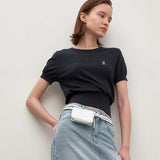 (T-6861)ESSENTIAL EMMA CLASSIC CROP KNIT