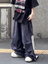 ハーフトラックサイドジッパーパンツ